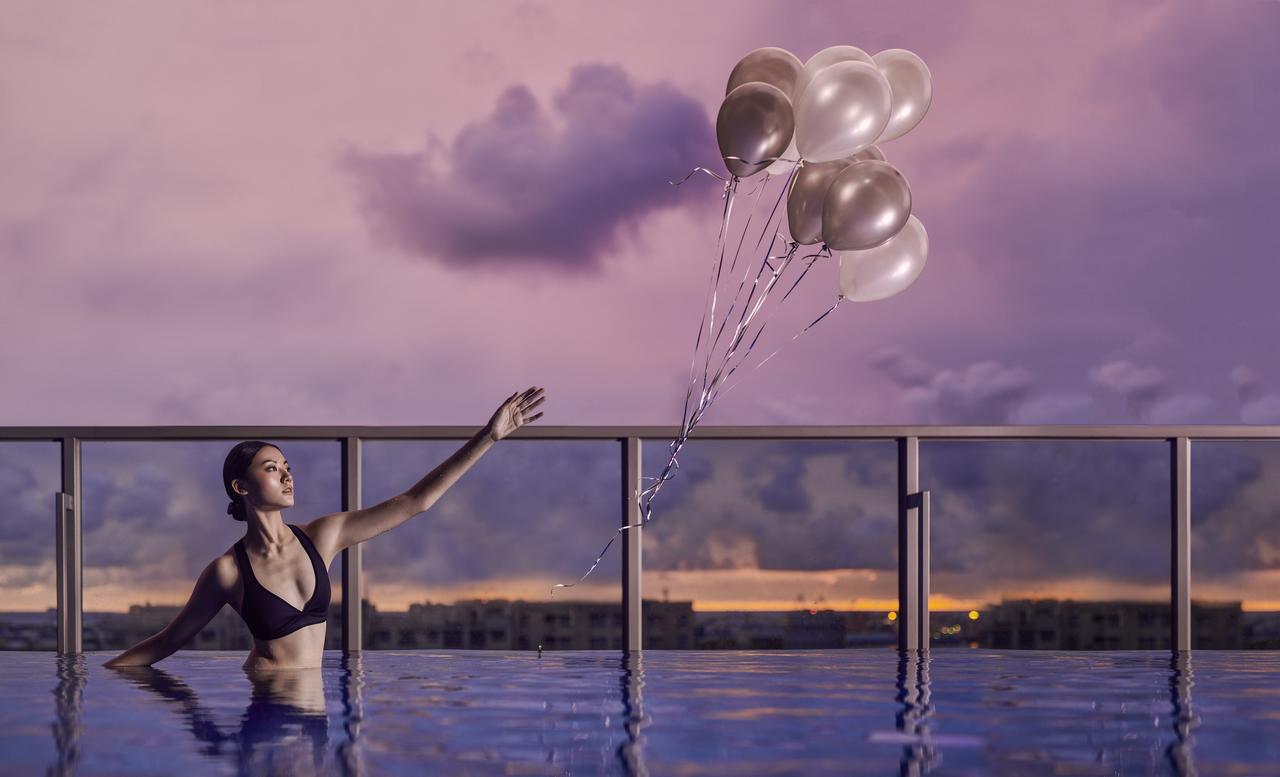 Silks Club Kaohsiung Exterior foto The Sky Pool