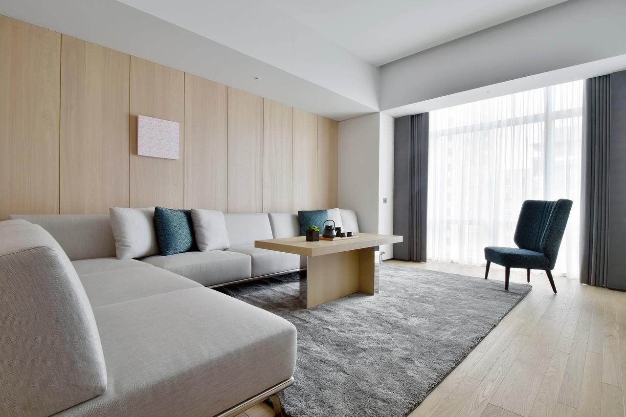 Silks Club Kaohsiung Exterior foto A living room in a hotel